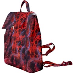 Art Space Abstract Red Line Buckle Everyday Backpack by Vaneshart