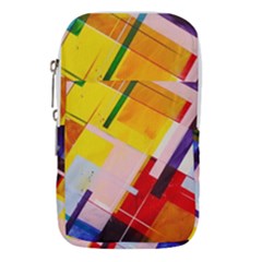 Abstract Lines Shapes Colorful Waist Pouch (small)