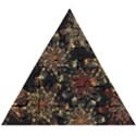 Patterns Abstract Flowers Wooden Puzzle Triangle View1