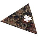 Patterns Abstract Flowers Wooden Puzzle Triangle View2