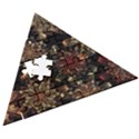 Patterns Abstract Flowers Wooden Puzzle Triangle View3