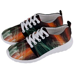 Fireworks Salute Sparks Abstract Lines Men s Lightweight Sports Shoes by Vaneshart