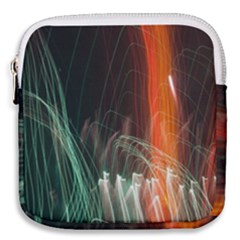 Fireworks Salute Sparks Abstract Lines Mini Square Pouch by Vaneshart