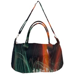 Fireworks Salute Sparks Abstract Lines Removal Strap Handbag by Vaneshart