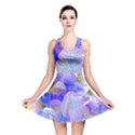 Flowers Abstract Colorful Art Reversible Skater Dress View1