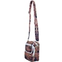 Fractal Patterns Abstract Dark Shoulder Strap Belt Bag View2