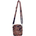 Fractal Patterns Abstract Dark Shoulder Strap Belt Bag View3