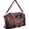 Fractal Patterns Abstract Dark Canvas Crossbody Bag View1