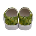 Abstract Spots Lines Green Women s Canvas Slip Ons View4