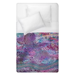 Stains Circles Watercolor Colorful Abstract Duvet Cover (single Size) by Vaneshart