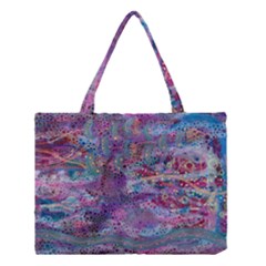 Stains Circles Watercolor Colorful Abstract Medium Tote Bag by Vaneshart