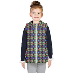 Abstract 11 Kids  Hooded Puffer Vest by ArtworkByPatrick