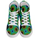 Kaleidoscope Art Unique Design Women s Hi-Top Skate Sneakers View1