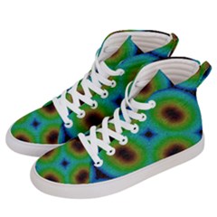 Kaleidoscope Art Unique Design Women s Hi-top Skate Sneakers by Vaneshart