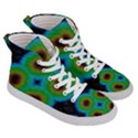 Kaleidoscope Art Unique Design Women s Hi-Top Skate Sneakers View3