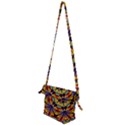 Geometric Pattern Kaleidoscope Art Mirror Image Mosaic Folding Shoulder Bag View2