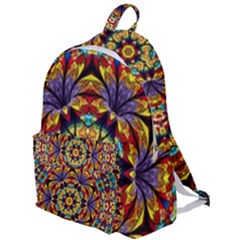 Geometric Pattern Kaleidoscope Art Mirror Image Mosaic The Plain Backpack