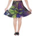 Dark coleus Velvet High Waist Skirt View2