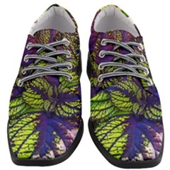 Dark Coleus Women Heeled Oxford Shoes