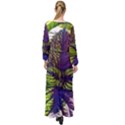 Dark coleus Maxi Chiffon Beach Wrap View2