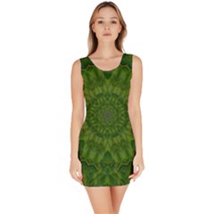 Fauna Nature Ornate Leaf Bodycon Dress by pepitasart