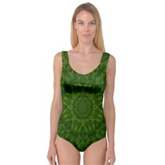 Fauna Nature Ornate Leaf Princess Tank Leotard 