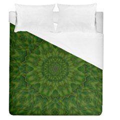 Fauna Nature Ornate Leaf Duvet Cover (queen Size)