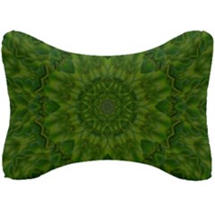 Fauna Nature Ornate Leaf Seat Head Rest Cushion by pepitasart