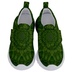 Fauna Nature Ornate Leaf Kids  Velcro No Lace Shoes by pepitasart