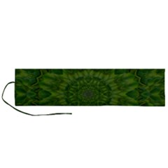 Fauna Nature Ornate Leaf Roll Up Canvas Pencil Holder (l)