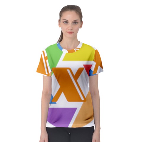 Xcoin Logo 200x200 Women s Sport Mesh Tee by Ipsum