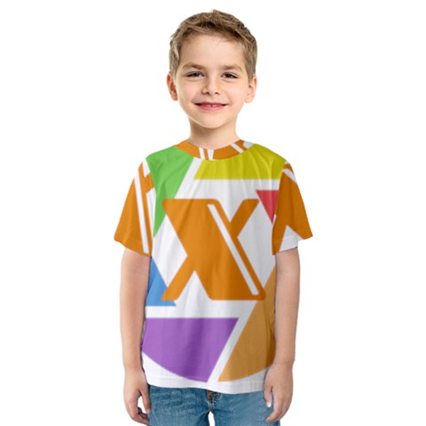 Xcoin Logo 200x200 Kids  Sport Mesh Tee by Ipsum