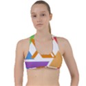 Xcoin Logo 200x200 Criss Cross Racerback Sports Bra View1