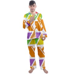 Xcoin Logo 200x200 Men s Satin Pajamas Long Pants Set by Ipsum