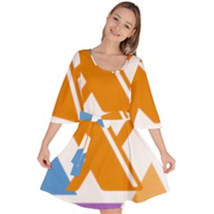 Xcoin Logo 200x200 Velour Kimono Dress by Ipsum