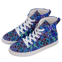 Abstract 12 Men s Hi-top Skate Sneakers by ArtworkByPatrick