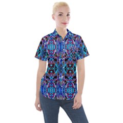 Abstract 12 Women s Short Sleeve Pocket Shirt