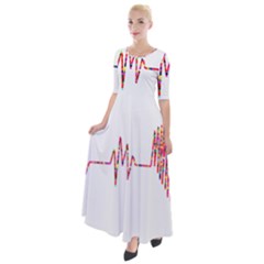 Electra Half Sleeves Maxi Dress