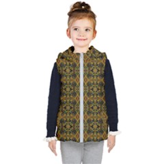 Abstract 14 Kids  Hooded Puffer Vest by ArtworkByPatrick