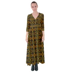 Abstract 14 Button Up Maxi Dress