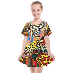 Ethnic Patchwork Kids  Smock Dress