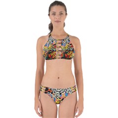 Ethnic Patchwork Perfectly Cut Out Bikini Set by AyokaDesigns