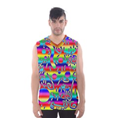 Rainbow Confetti Men s Sportswear