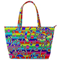 Rainbow Confetti Back Pocket Shoulder Bag  by bloomingvinedesign