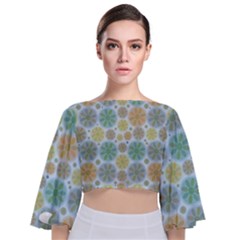 Zappwaits Juli Tie Back Butterfly Sleeve Chiffon Top by zappwaits