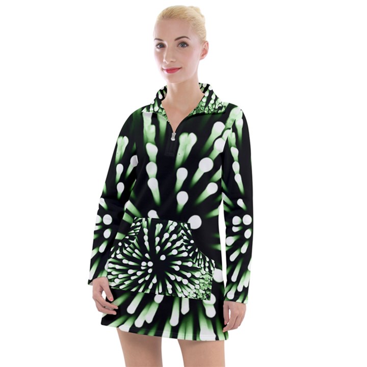 Bacteria Bacterial Species Imitation Women s Long Sleeve Casual Dress