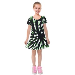 Bacteria Bacterial Species Imitation Kids  Short Sleeve Velvet Dress