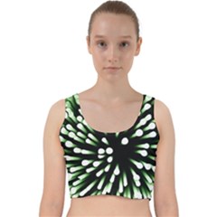 Bacteria Bacterial Species Imitation Velvet Racer Back Crop Top