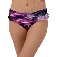 Fireworks Rocket Night Lights Flash Frill Bikini Bottom by Bajindul