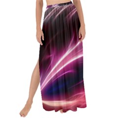 Fireworks Rocket Night Lights Flash Maxi Chiffon Tie-up Sarong